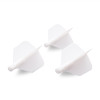 Piórka do darta Cuesoul TERO AK4 Big Wing Białe White