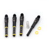 Shafty Cuesoul TERO AK7 Rozmiar A 25mm Czarne Black (4szt.)