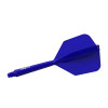 Shaft z piórkiem Cuesoul Rost77 Big Wing Solid Blue Niebieskie Long