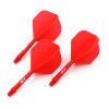 Shaft z piórkiem Cuesoul Rost AK5 Standard Solid Red Czerwone Long