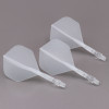 Shaft z piórkiem Cuesoul Rost T19 Standard Clear Przezroczyste Short