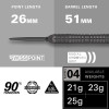 Lotki Rzutki Target Bolide Void 04 21g 90% Swiss Point