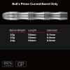 Barrele lotek do darta Bull's Prime Curved CP 90% 24g 