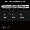 Barrele lotek do darta Bull's Prime Straight CP 90% 24g 