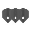Piórka do darta L-Style L3PRO Standard Clear Black