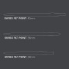 Groty Target Swiss Point FLT Srebrne 42mm