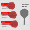 K-Flex Target K-Flex Flight Red Czerwone Short No2