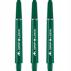 Shafty Mission Darts GripLock Medium Green Zielone