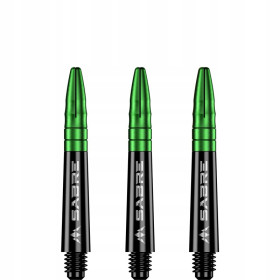 Shafty Mission Sabre Short Black Green Top