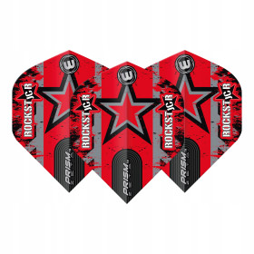 Piórka do Darta Rzutek Prism Winmau Rockstar Red