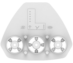 System mocujący shafty LStyle Gomu Biały White