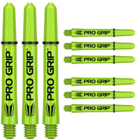 Shafty Target Pro Grip Medium Lime Zielone Zestaw 9szt.
