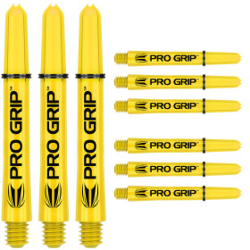 Shafty Target Pro Grip Short Yellow Żółte Zestaw 9szt.