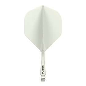 Winmau Fusion Shaft z Piórkiem White Biały Short