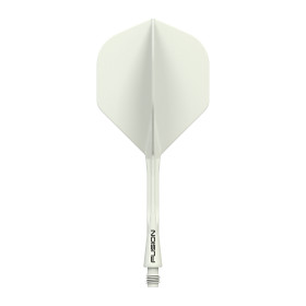 Winmau Fusion Shaft z Piórkiem White Biały Medium