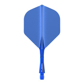 Winmau Fusion Shaft z Piórkiem Blue Niebieski Short