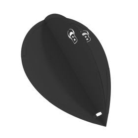 Piórka do darta Bulls DragonFlight Czarne Black Pear 200μm