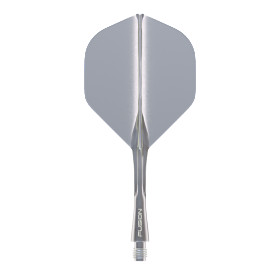 Winmau Fusion Shaft z Piórkiem Gray Szary Medium