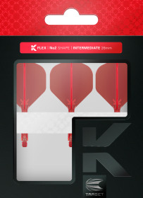 KFlex Target Inter Czerwony Red No2 (3szt.)