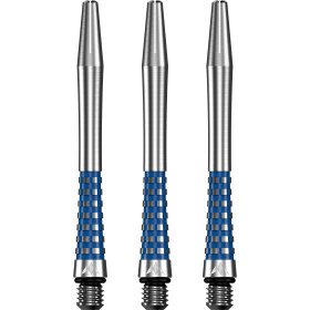 Shafty Aluminiowe Mission Atom13 Medium Srebrne z Niebieskim