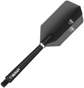Piórka do darta Bulls DragonFlight Czarne Black Slim 200μm