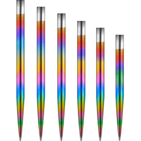 Groty do lotek do steel darta Mission Glide Rainbow 40mm