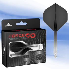 Mission Force 90 Medium Gradient Przezroczysty Czarny No2 (3szt.)