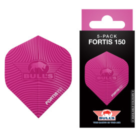 Piórka do darta Bull's NL Fortis Różowe 150 Standard Zestaw 5 kompletów