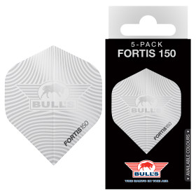 Piórka do darta Bull's NL Fortis Białe 150 Standard Zestaw 5 kompletów