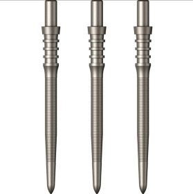Groty do lotek do steel darta Mission Sniper Micro Grip Silver Srebrne 32mm