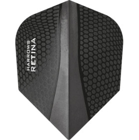 Piórka do darta Harrows Retina No6 Czarne Black 3szt.