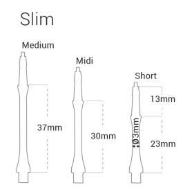 Shafty Harrows Clic Slim Midi Clear