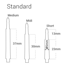 Shafty Harrows Clic Standard Midi White