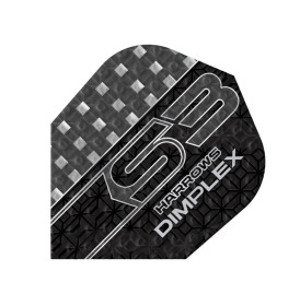 Piórka do darta Harrows Dimplex S3 Black No6 3szt.