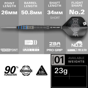 Rzutki Target Jeffrey De Graaf 90% 23g SP