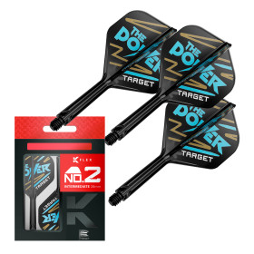 KFlex Target Inter Czarny Black No2 Phil Taylor The Power (3szt.)