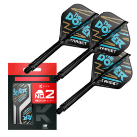 KFlex Target Medium Czarny Black No2 Phil Taylor The Power (3szt.)
