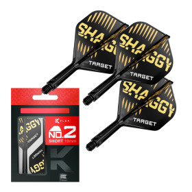 KFlex Target Short Czarny Black No2 Scott Williams "Shaggy" (3szt.)