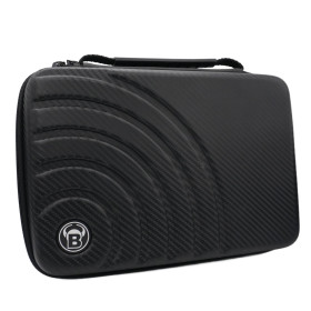 Pokrowiec Etui na rzutki Bull's Orbis 3XL Carbongrey Czarny