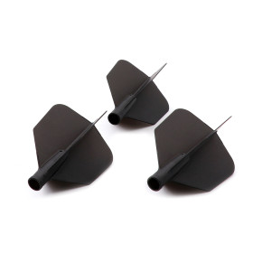 Piórka do darta Cuesoul TERO AK4 Big Wing Czarne Black
