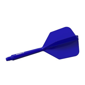Shaft z piórkiem Cuesoul Rost77 Big Wing Solid Blue Niebieskie Long