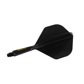 Shaft z piórkiem Cuesoul Rost77 Standard Solid Black Czarne Short