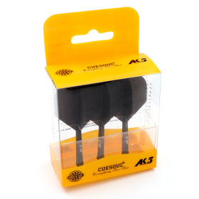 Shaft z piórkiem Cuesoul Rost AK5 Standard Solid Black Czarne Long
