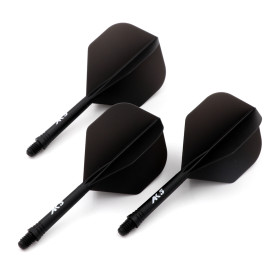 Shaft z piórkiem Cuesoul Rost AK5 Standard Solid Black Czarne Long