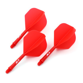 Shaft z piórkiem Cuesoul Rost AK5 Standard Solid Red Czerwone Long