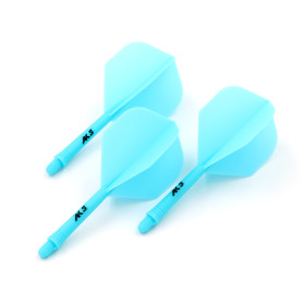 Shaft z piórkiem Cuesoul Rost AK5 Standard Solid Blue Niebieskie Medium