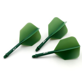 Shaft z piórkiem Cuesoul Rost AK5 Big Wing Solid Green Zielone Long