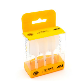 Shaft z piórkiem Cuesoul Rost AK5 Big Wing Solid White Białe Long