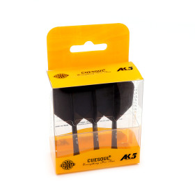 Shaft z piórkiem Cuesoul Rost AK5 Big Wing Solid Black Czarne Medium