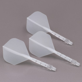 Shaft z piórkiem Cuesoul Rost T19 Standard Clear Przezroczyste Long